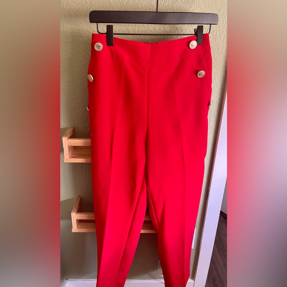 Zara skinny leg sailor pants